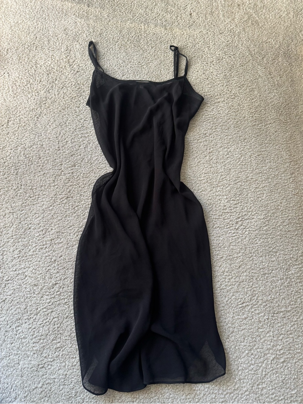 RACHEL Rachel Roy Black Slip Midi Dress